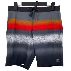 ZeroXposur‎ Plunge Swim Trunks UPF 50+ Quick Dry Stretch Men Small Black Waxed